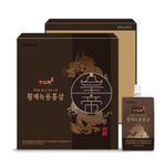 ChunhoNcare Royal Deer Antler & Korean Red Ginseng Tonic, 30 Pouches — Premium Energy & Stamina Booster | 6-Year Ginseng, 4-Year Ginseng Berry, Zinc & Maca _ Made in KOREA